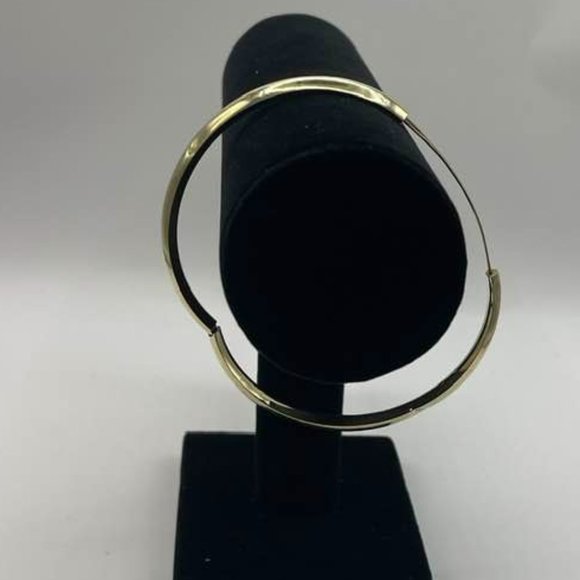 Eternalgold 14K Yellow Gold Oval Bangle Bracelet - Women - medium-large - Picture 5 of 16